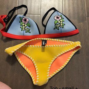 Triangl Floral Bikini Set